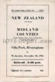 Midland Counties New Zealand 1953 memorabilia